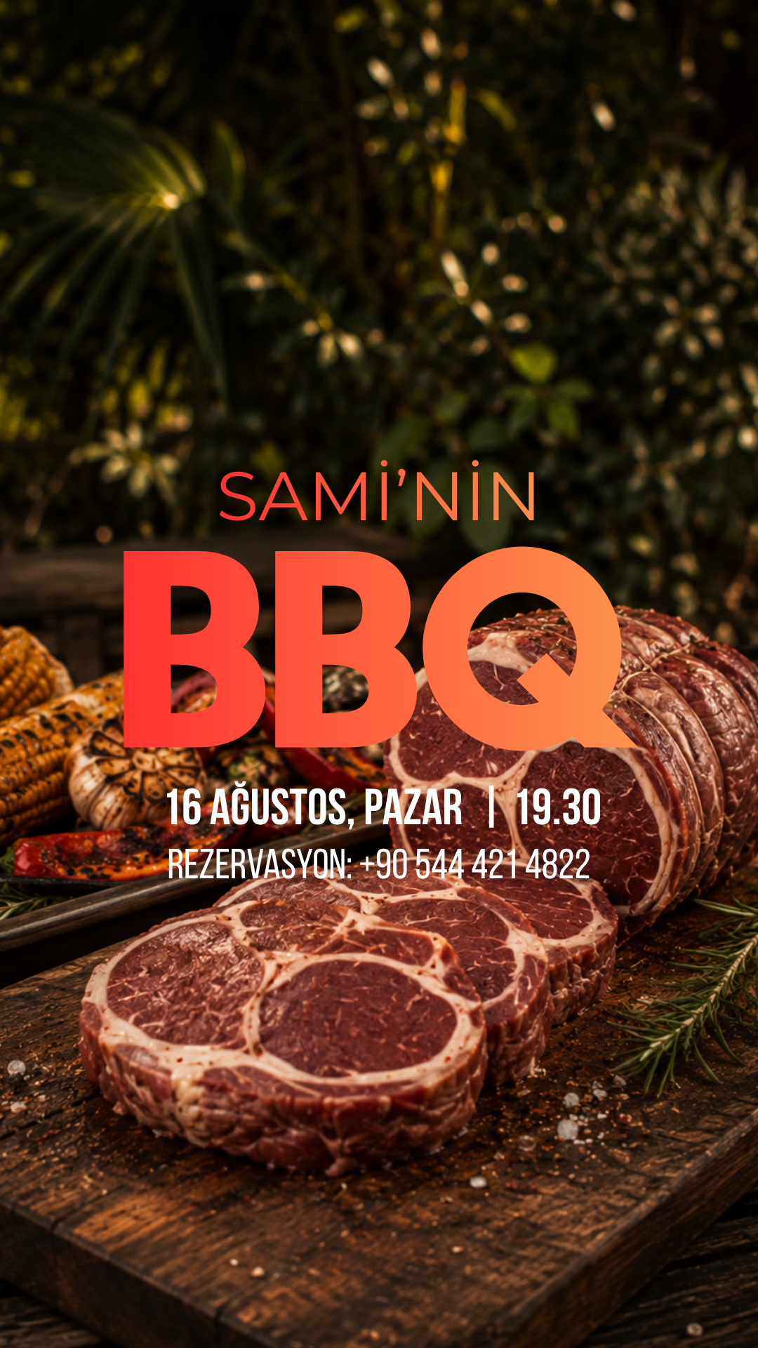 Sami'nin Barbeküsü'nde Atom Bonfile