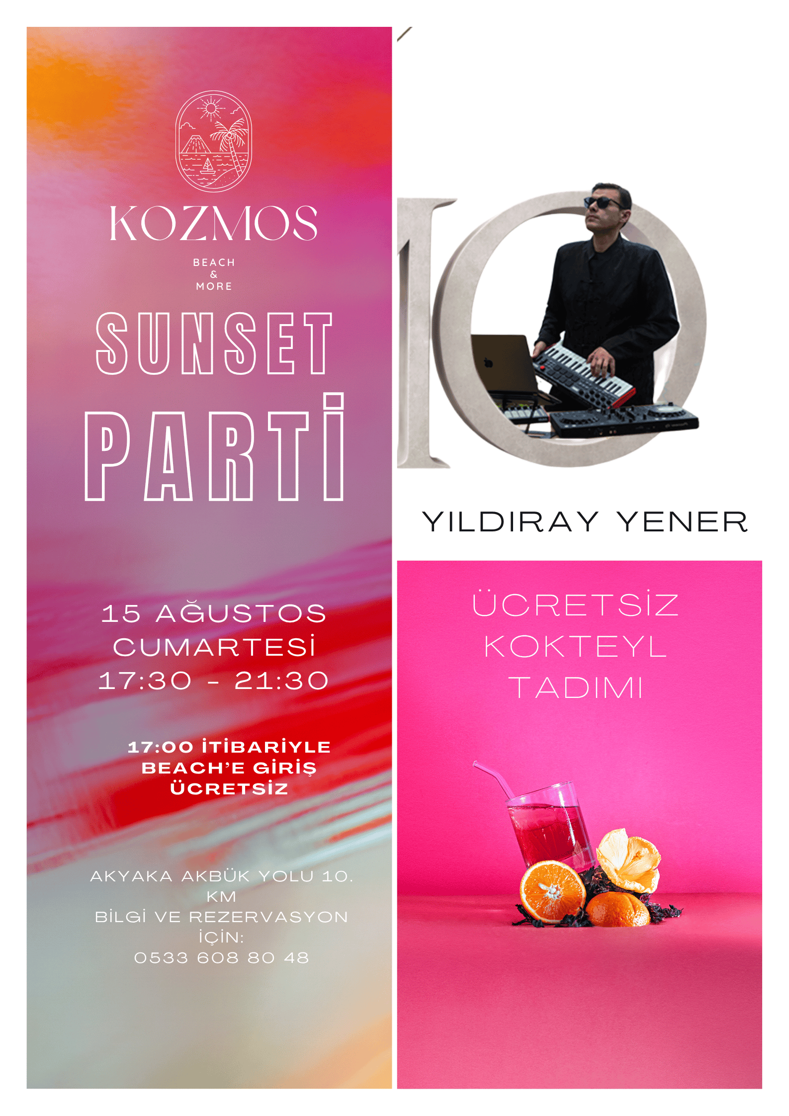 SUNSET KOKTEYL TADIM PARTİSİ