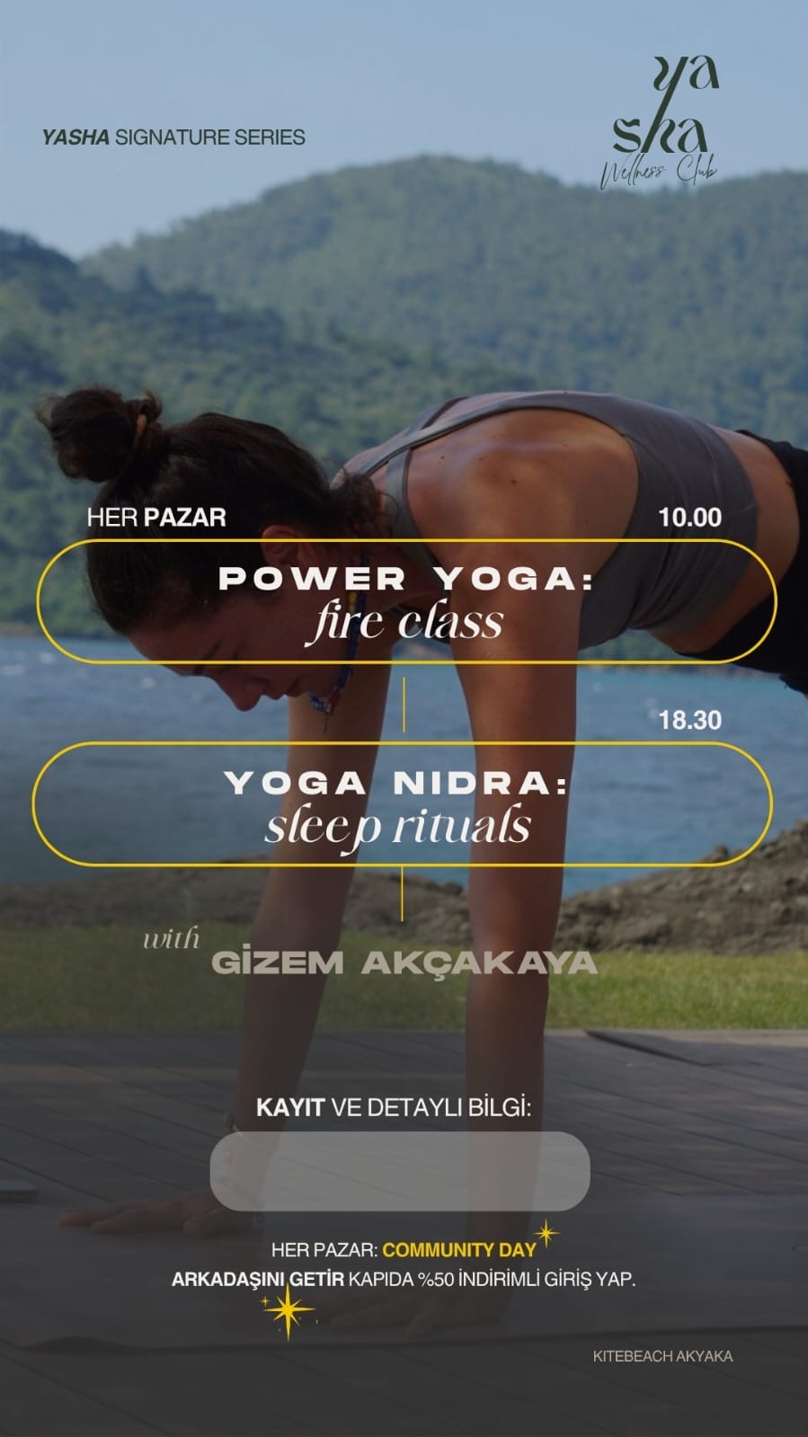 Gizem ile Sahilde Power Yoga