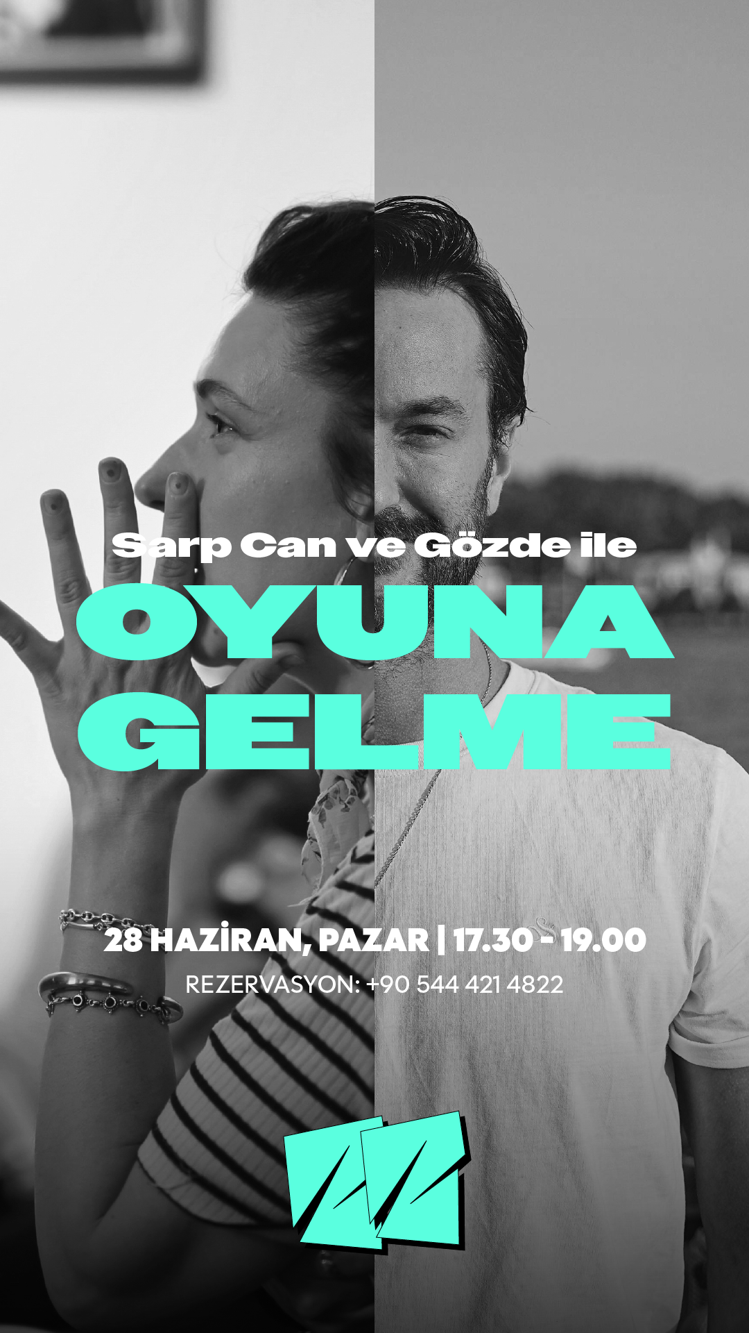 Gözde ve Sarpcan ile 'Oyuna Gelme' - Yetişkinler için Oyun Atölyesi