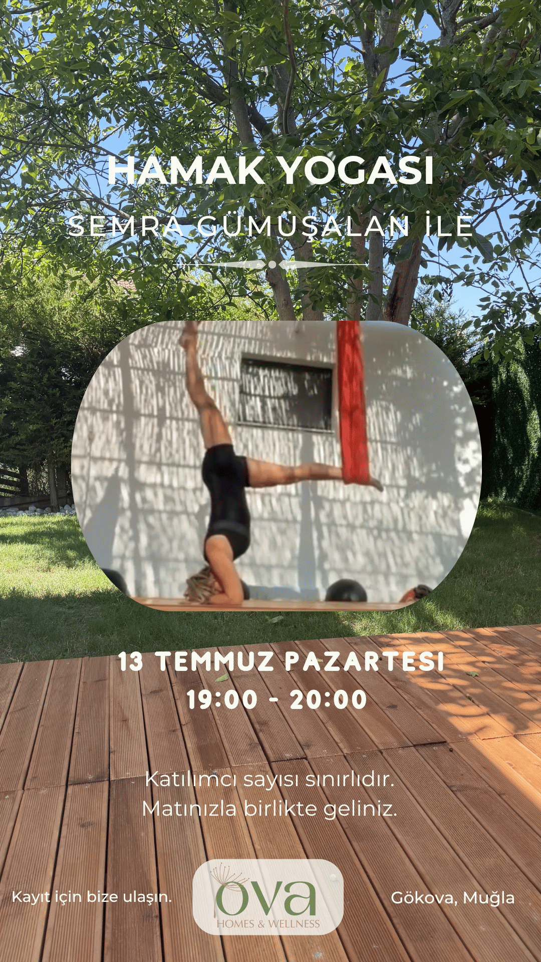 Semra Gümüşalan ile Hamak Yogası