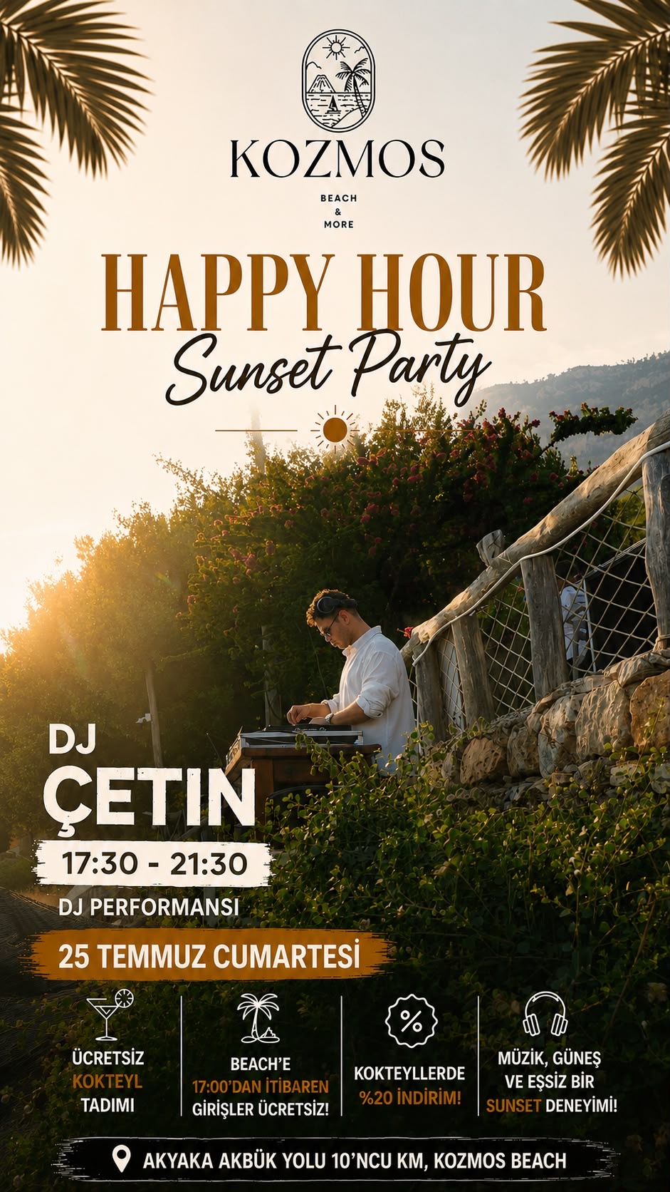 Sunset Kokteyl Tadım Partisi